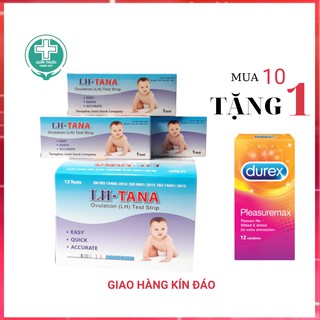 Que thử rụng trứng combo 10 que tặng ngay 1 hộp bao cao su 12 cái