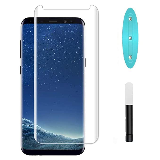 Miếng dán kính cường lực cho Samsung Note 8/ Note 9/ S7 Edge/ S8/ S8 Plus/ S9/ S9 Plus full keo UV