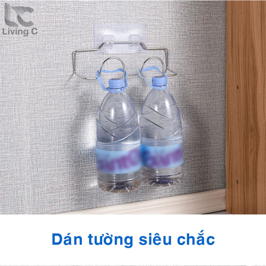 Kệ đựng giày dép Living C , giá kệ đựng giày dép INOX treo dán tường cao cấp _M58