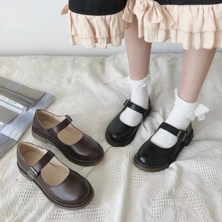 (ORDER) Giày Mary Jane mẫu mới, đế cao su mềm , giày búp bê mũi tròn ( 4 Ảnh Thật Cuối)