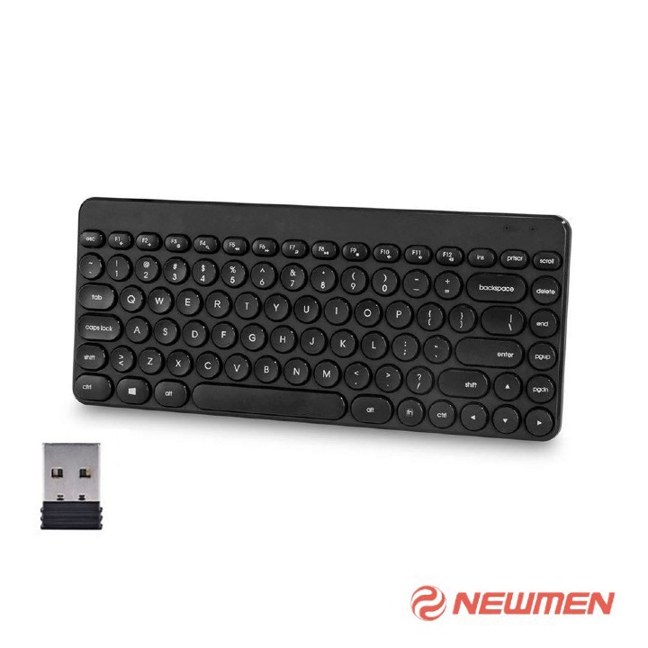 Bàn phím không dây Newmen BT928 (Wireless Black)