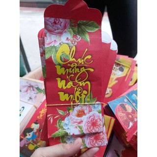 Combo 10 bao lì xì tết  2024 - Bao lì xì giấy handmade