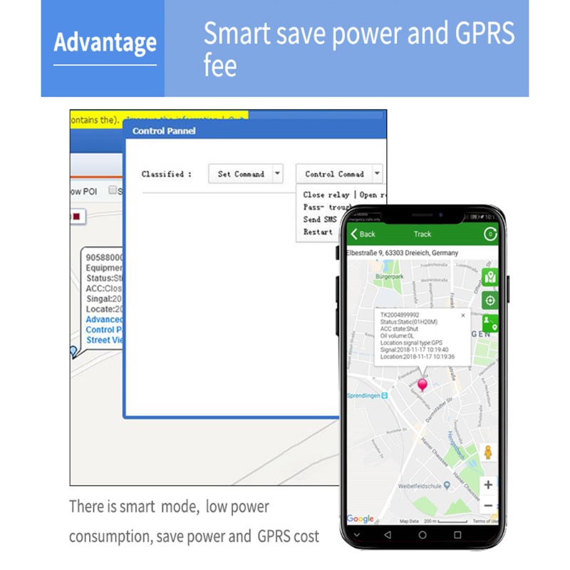 Thiết Bị Định Vị GPS TK306 16PIN Mini Chống Trộm Giọng Nói Tiện Dụng Cho Xe Hơi