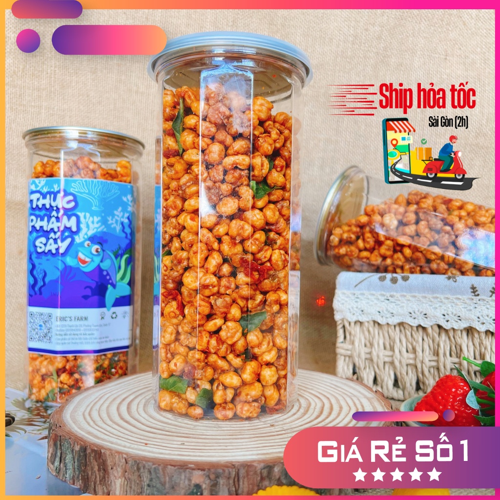 Bắp sấy giòn khô bò lá chanh 350g, siêu ngon, ăn vặt Sài Gòn giá rẻ