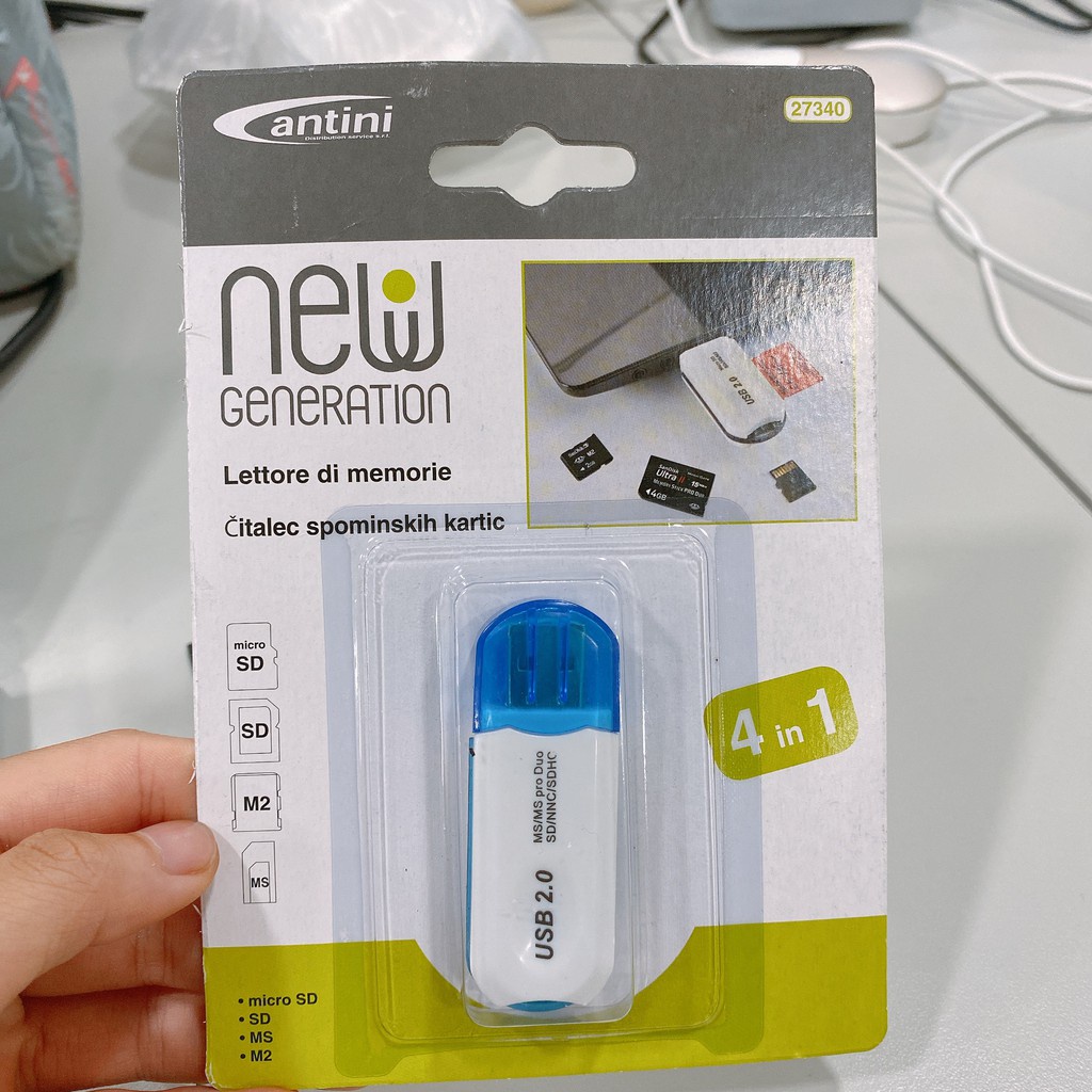 ⚡Giá Rẻ⚡Đầu đọc thẻ nhớ máy ảnh đa năng WN151 Micro SD, SD, MMC, Mini SD, Pro Duo...Bh 3 tháng lỗi 1ổi 1 trong 7 ngày