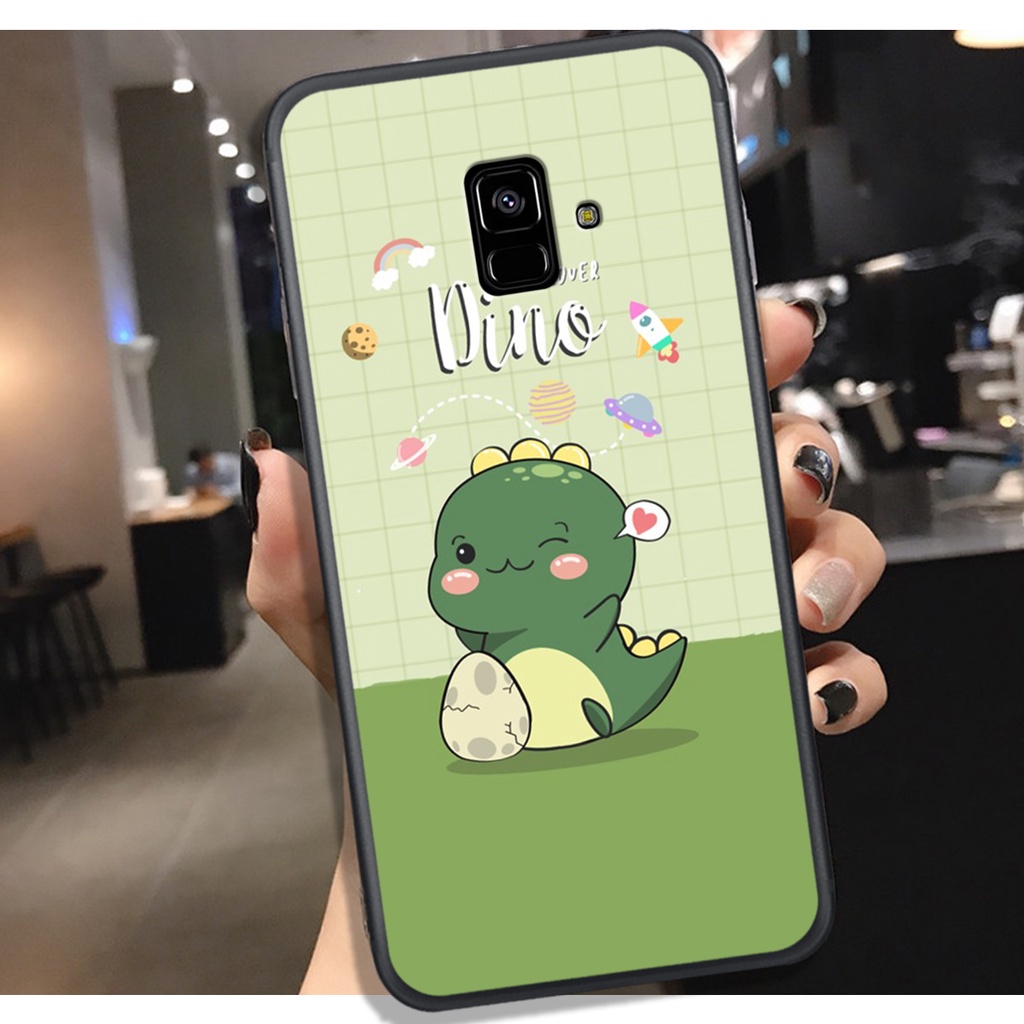 [HOT]ỐP SAMSUNG A6 2016 - A5 2018 - A8 2018 - J6 2018 , IN HÌNH KHỦNG LONG CHIBI SIÊU DỄ THƯƠNG.