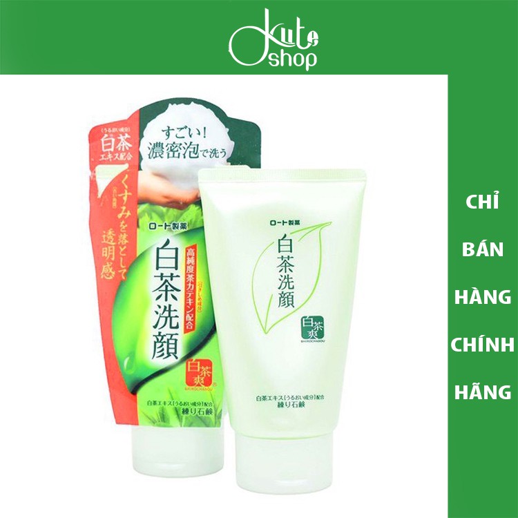 Sữa rửa mặt trà xanh Rohto Green Tea Foaming Cleanser 120g