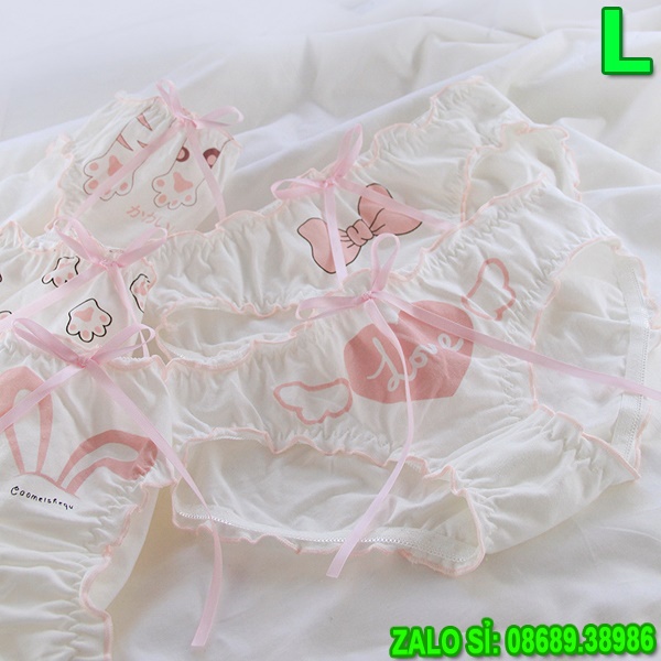 SỈ ZALO RẺ HƠN_ Quần Lót 5 Kiểu Kute 5090 Size L