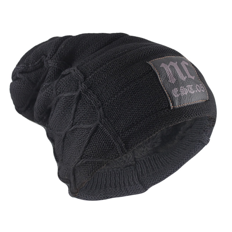 Mũ Len Beanie Mềm Mại In Chữ Nhiều Màu Thời Trang Mùa Đông Cho Nam Và Nữ