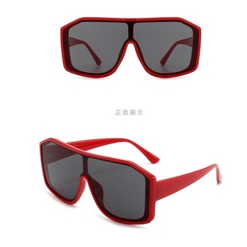 Kính mát gọng vuông lớn chống tia UV phong cách Hàn Quốc