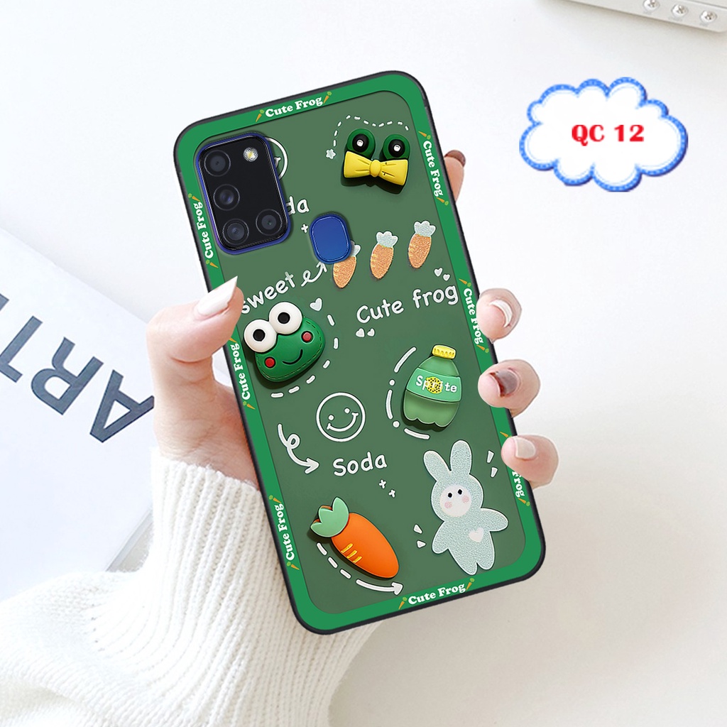 Ốp Samsung A21s in hình hoạt hình cute, dễ thương , đáng yêu