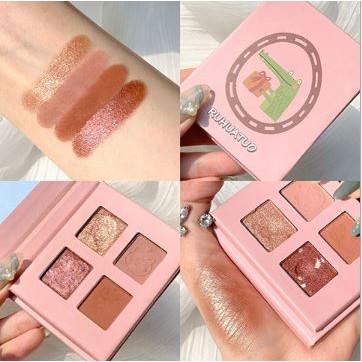 Bảng Phấn Mắt Nhũ 4 Ô Nhũ Lấp Lánh RUHUATUO | BigBuy360 - bigbuy360.vn