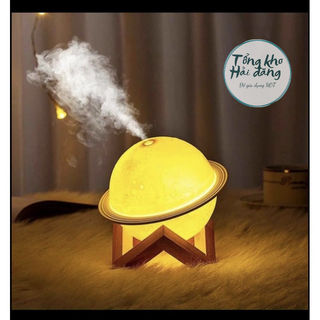 Đèn Xông Tinh Dầu, Máy Khuếch Tán, Phun Sương, Xông Tinh Dầu Thơm Phòng, Kèm Đèn Ngủ, Hình Mặt Trăng