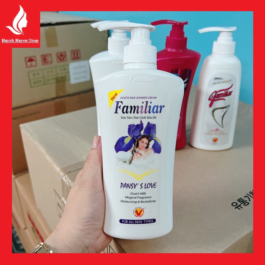 Sữa tắm Familiar 4 mùi quyến rũ chai 450, 500ml