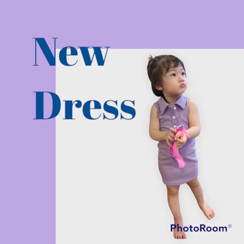 Váy shein body cotton cho bé gái