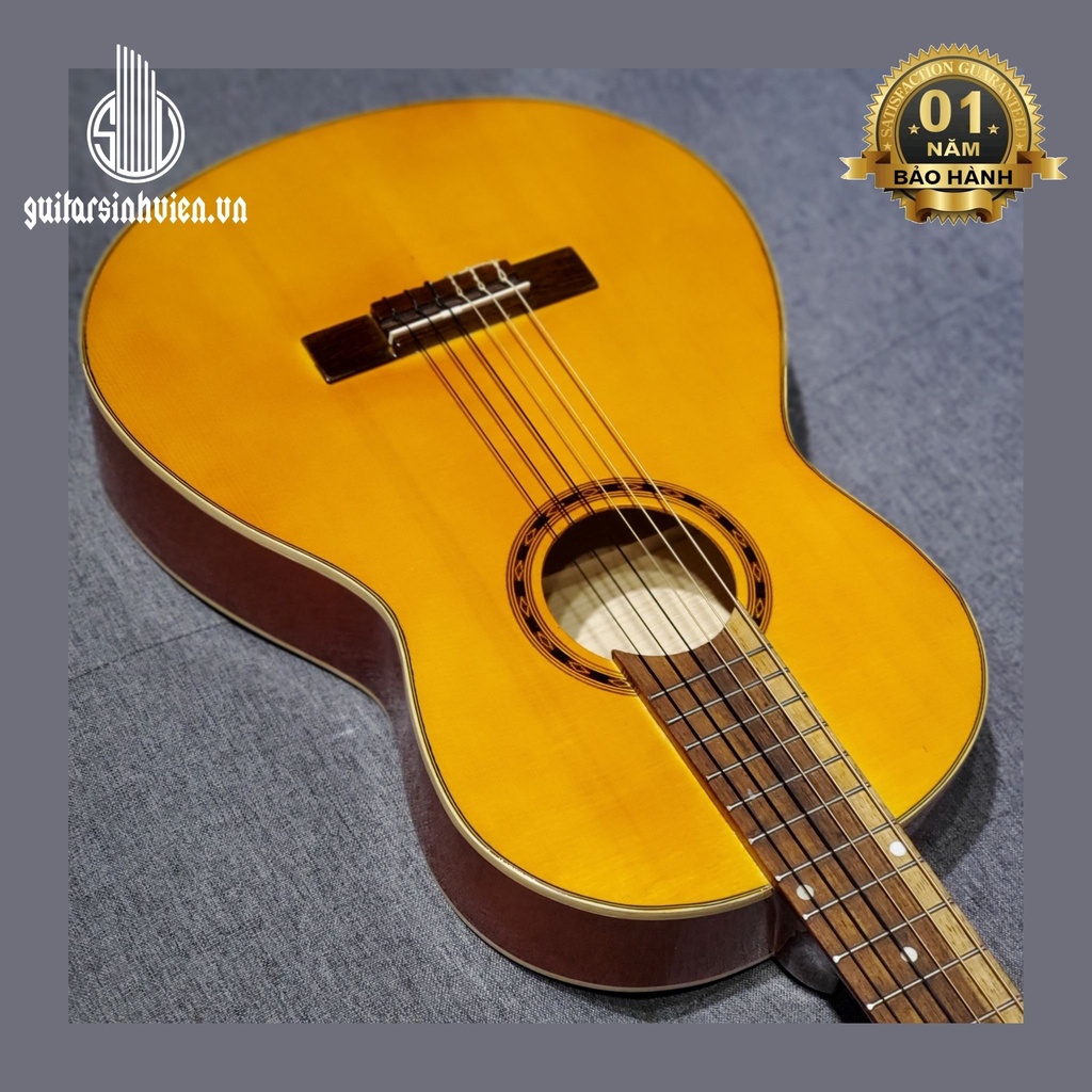 Đàn Guitar Mini 3/4 Classic Tập Chơi Giá Rẻ C1M - Tặng Kèm Bao Dày - Bảo Hành 1 Năm