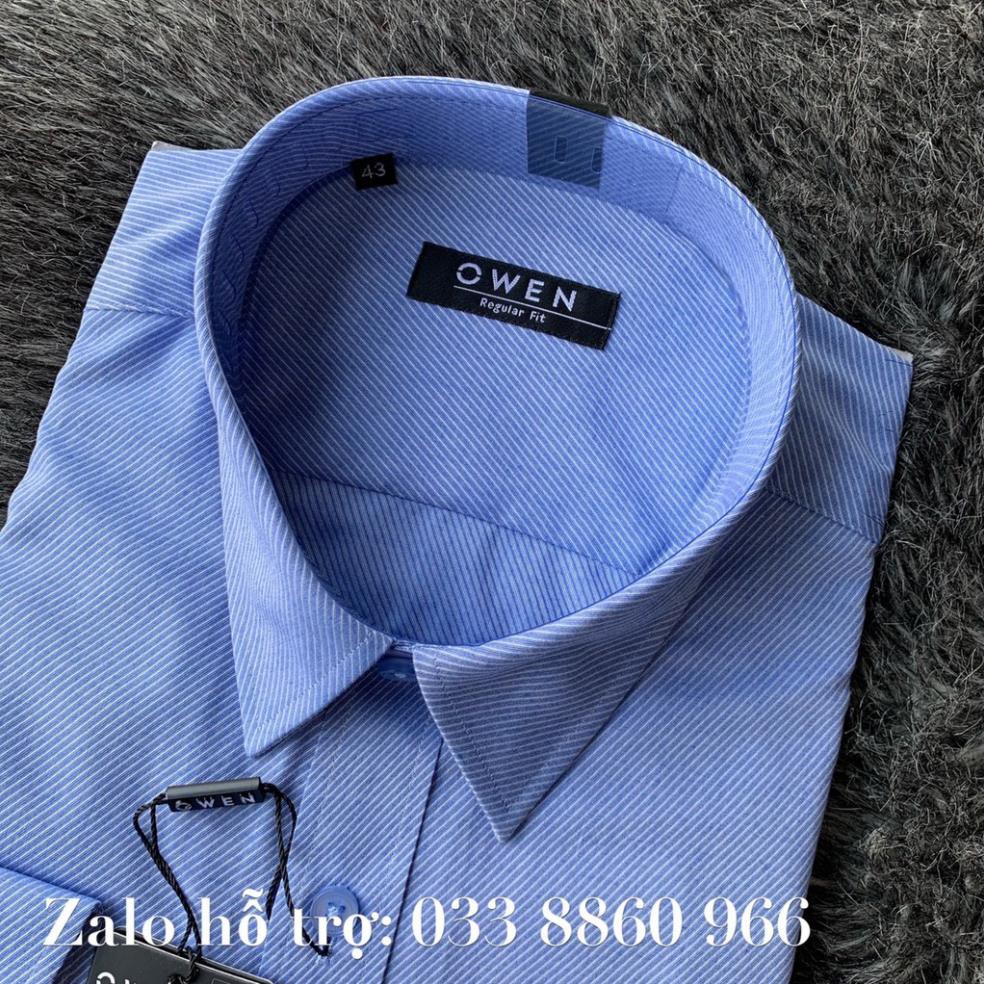 Sale Chính Hãng OWEN - Áo sơ mi dài tay OWEN REGULAR FIT 90032 - Áo sơ mi nam dài tay hot 🌺 neww * ! %