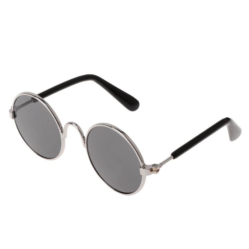 Mắt kính gọng tròn vui nhộn làm đạo cụ hóa trang cho chó cưng mèo cưng