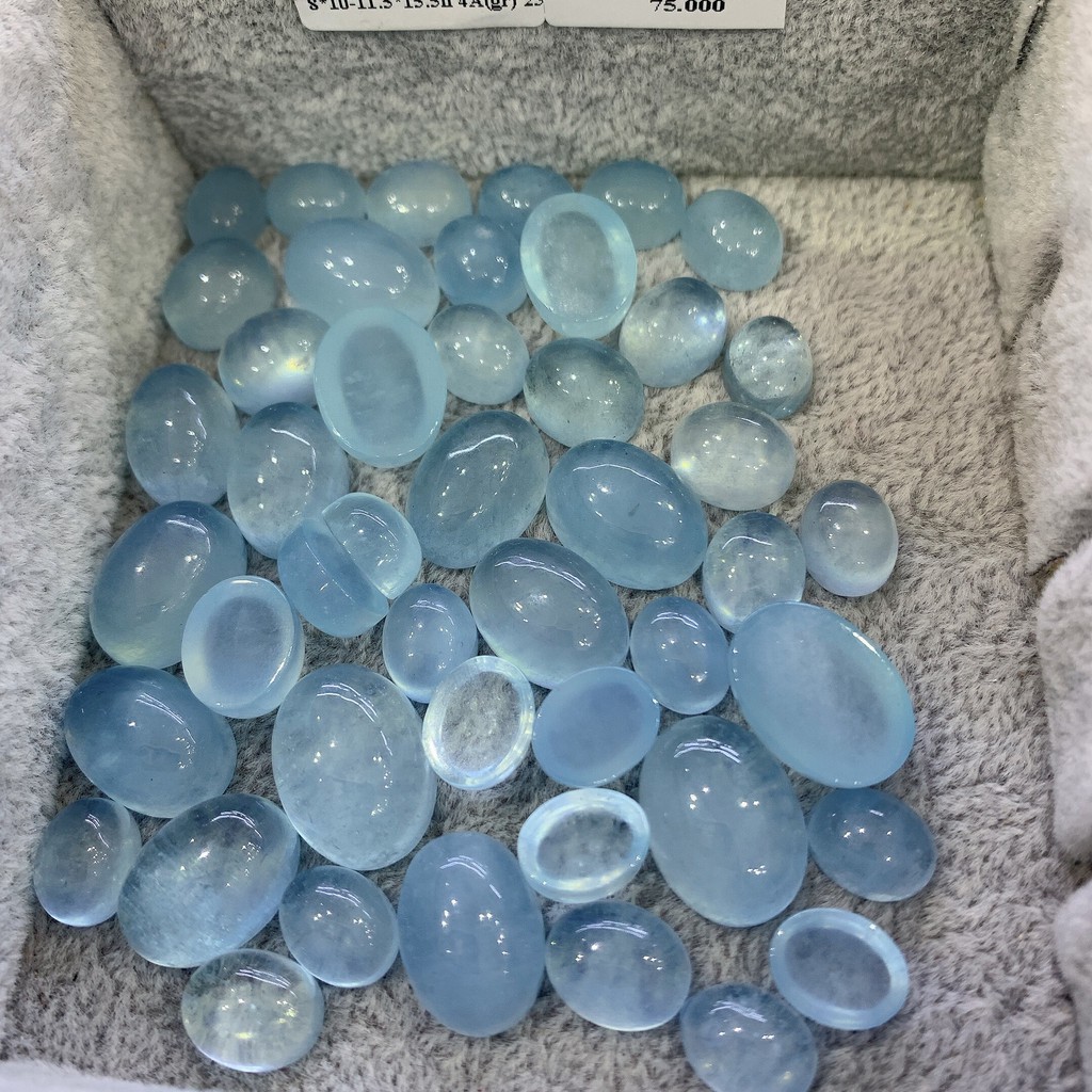 Mặt Đá Aquamarine Thiên Nhiên Size Lớn