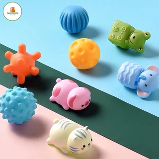 SET 8 BÓNG KÍCH THÍCH XÚC GIÁC CUTE CHO BÉ TỪ 0M+