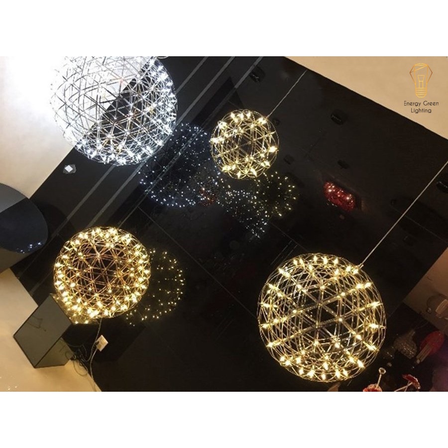 Đèn thả cầu Energy Green Lighting sao kiểu dáng hiện đại, sang trọng phi 300 - 18 bóng led (Ánh sáng vàng) - Bảo hành 12