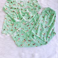 Bộ lanh dài tay mặc sau sinh