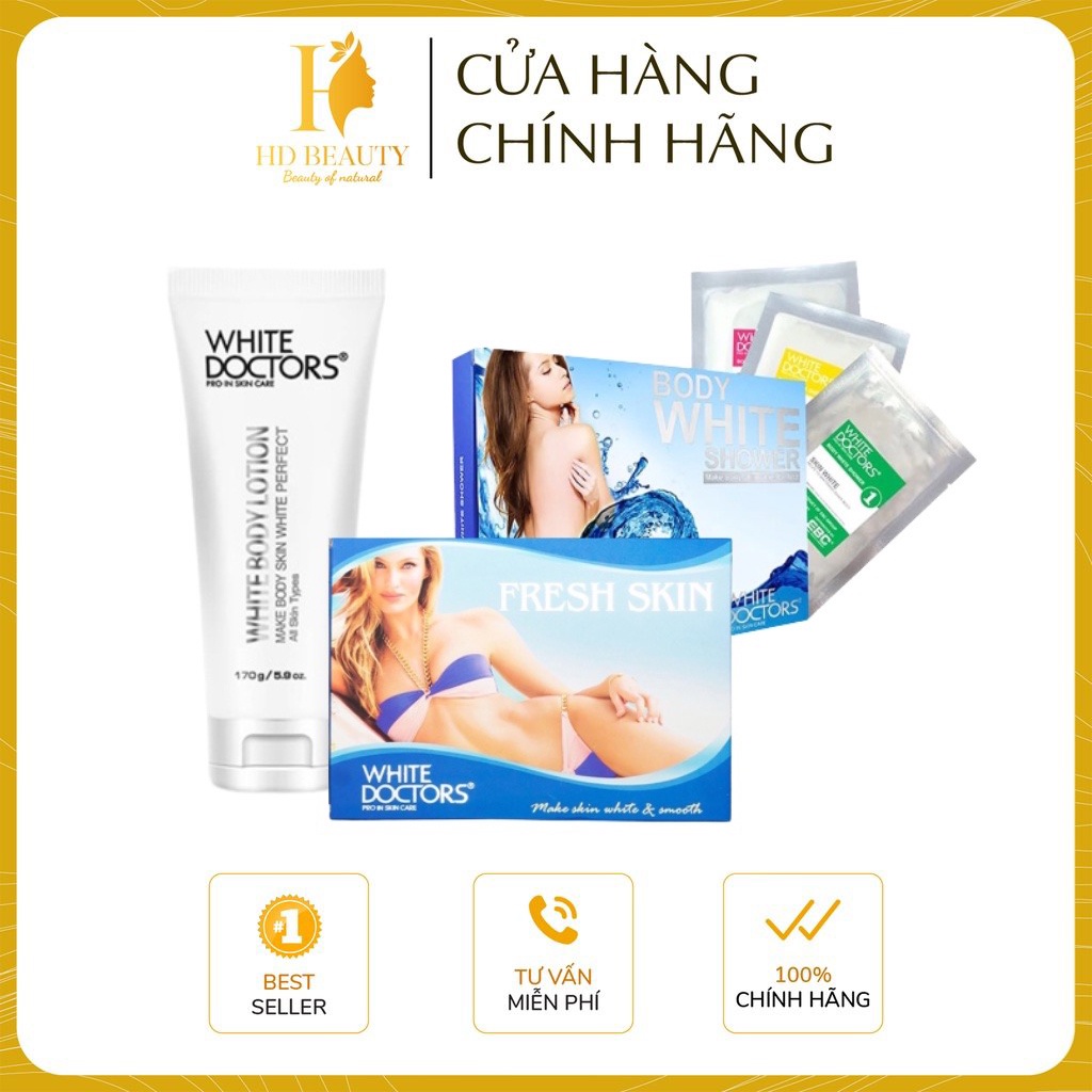 Bộ dưỡng trắng da toàn thân White Doctors