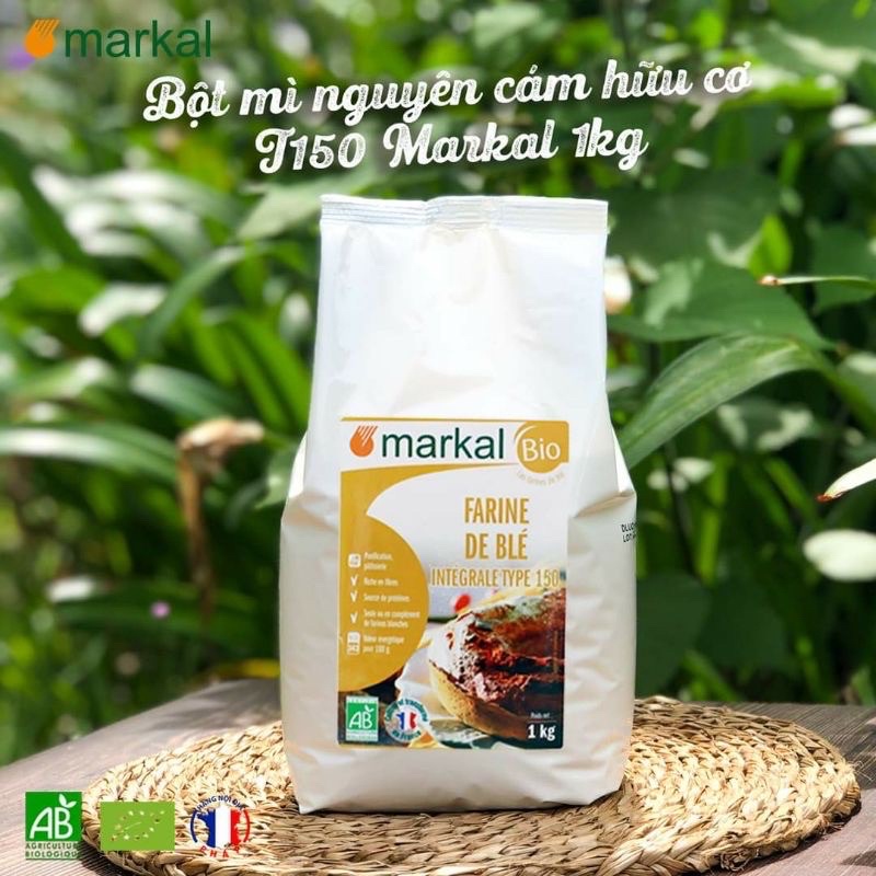 Bột mì hữu cơ T55/T65/T150 Markal 1kg