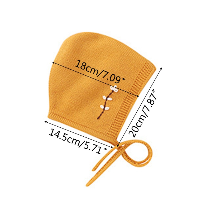 Mũ Beanie Dệt Kim Mềm Mại Làm Phụ Kiện Chụp Ảnh Cho Bé Sơ Sinh