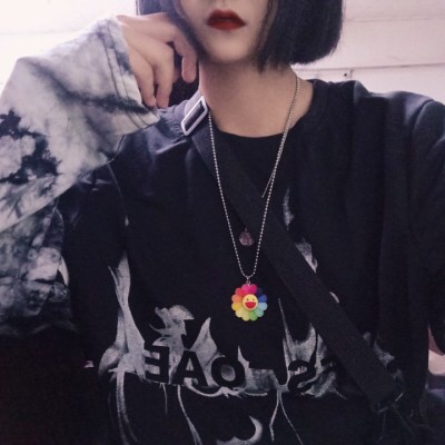 Vòng cổ hình hoa hướng dương màu bảy sắc cầu vồng độc đáo