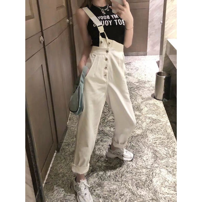 [ Sẵn quần đen ] Order quần yếm nữ dành cho năm 2020, hàng quảng châu loại đẹp | BigBuy360 - bigbuy360.vn