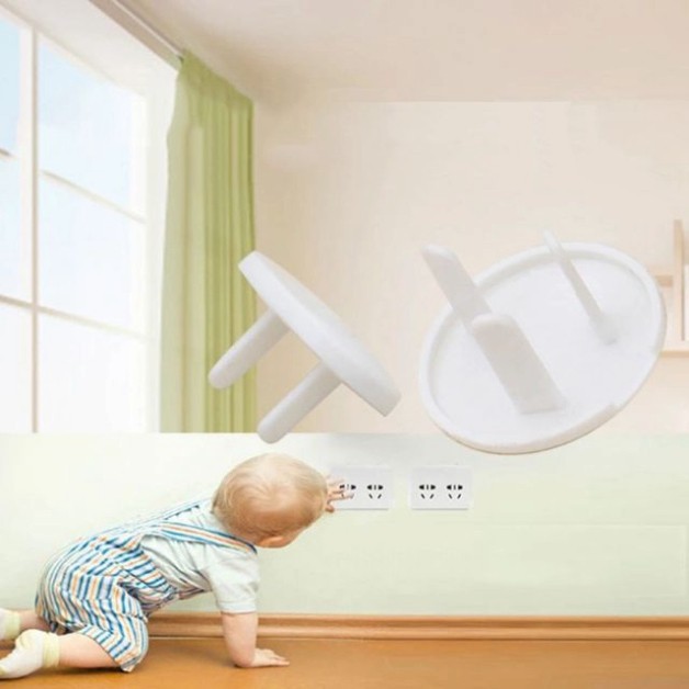 Nút bịt ổ điện chống giật an toàn cho trẻ em loại 2 chân Mimo Baby