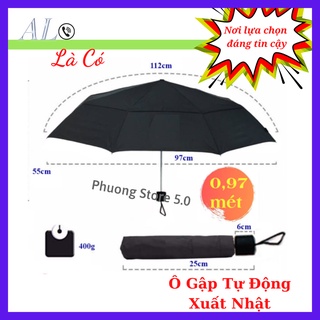 Ô che mưa tự động gấp gọn - Ô dù gập tự động đóng mở bằng nút bấm - Hàng xuất khẩu Nhật Bản