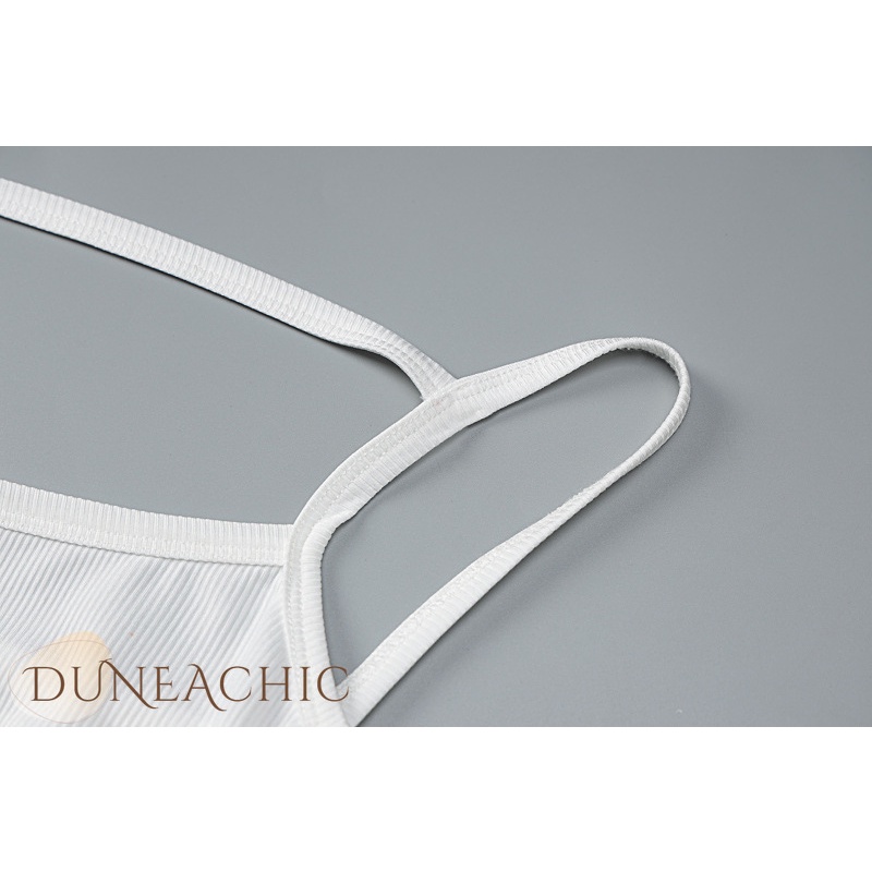 DUNEA Áo liền quần Màu Trơn Thiết Kế Hở Lưng Quyến Rũ