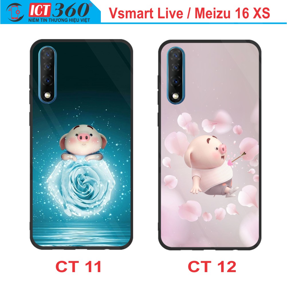 Ốp Lưng Kính  VSMART LIVE/ MEIZU 16 XS  - In Theo Yêu Cầu - Hình 3D