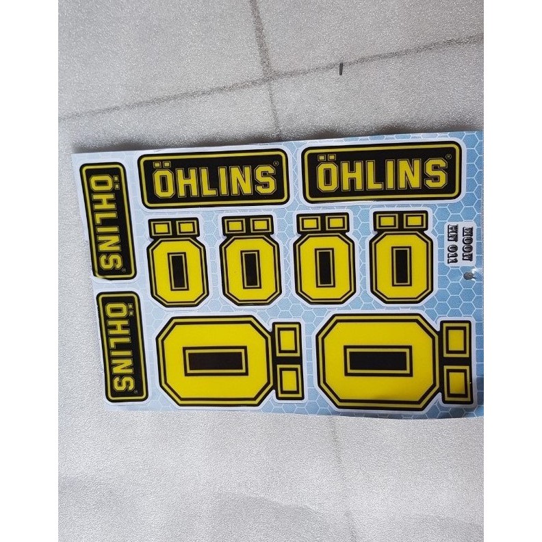 Tem OHLINS - giá 1 tờ