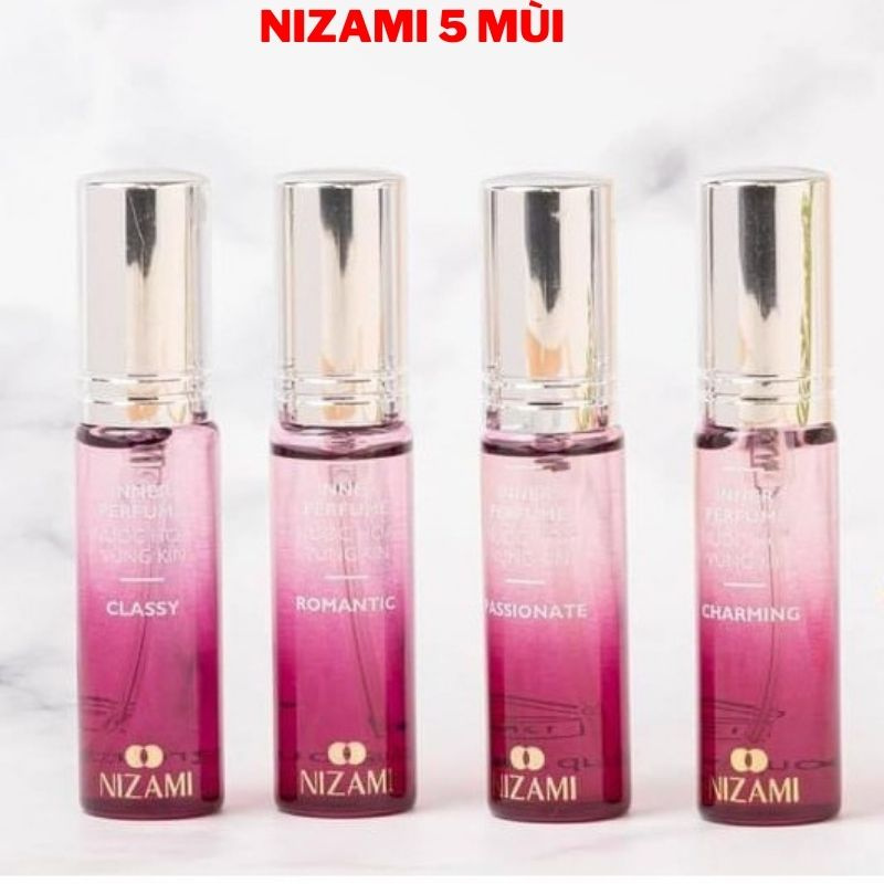 Nước hoa vùng kín 5 mùi thoải mái đam mê NIZAMI