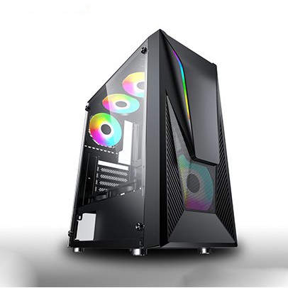 Thùng Máy Tính Case VSP Gaming KA240 Tích Hợp LED RGB (Chưa Bao Gồm Fan) (KHT)