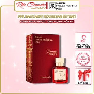Nước hoa nữ MFK Baccarat Rouge 540 Extrait de Parfum - Biểu tượng của sự giàu sang phú quý RibiCosmetics