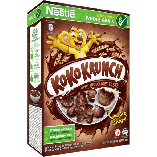 Ngũ cốc ăn sáng 330g Nestle Koko Krunch/ Milo/ Honey Star