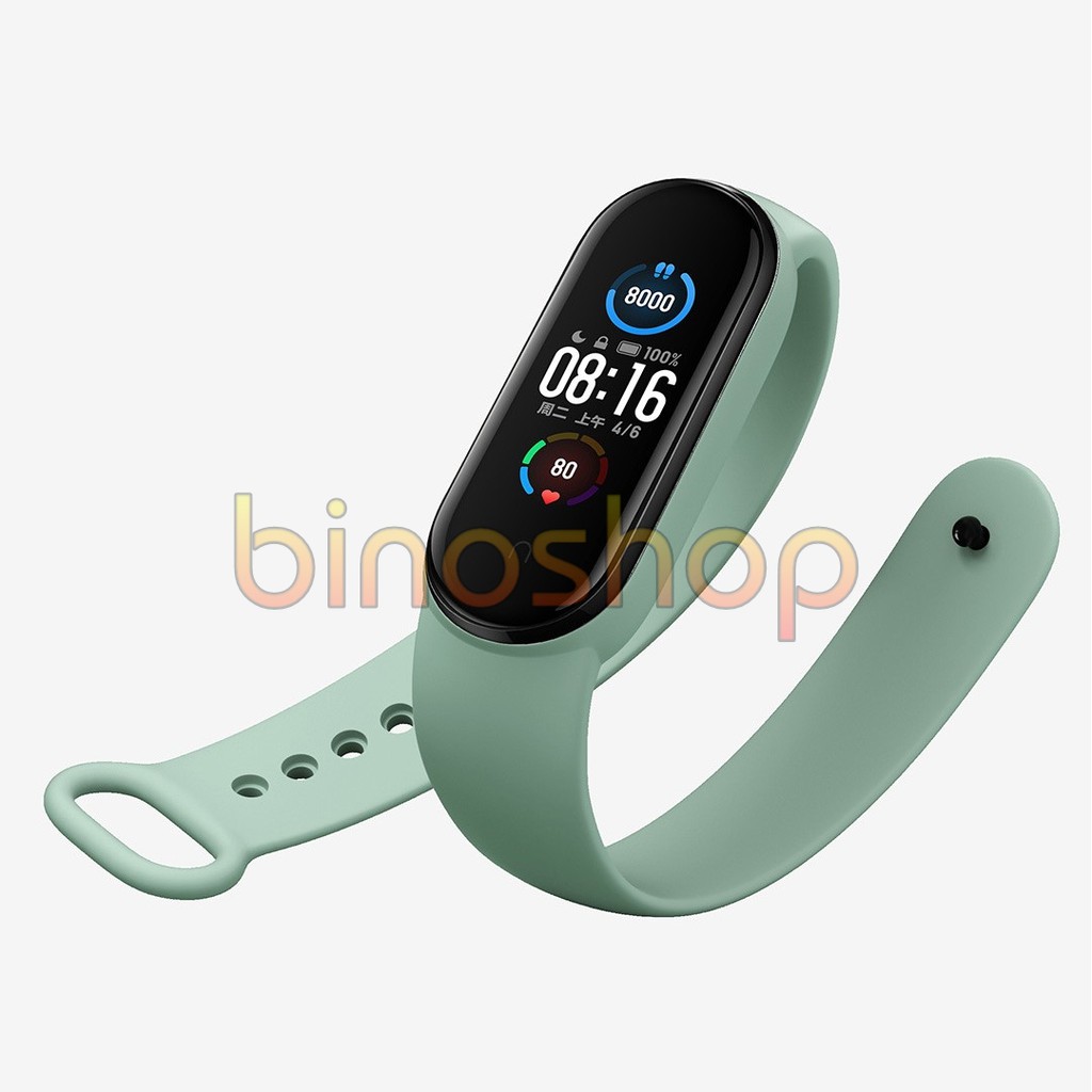 Dây đeo miband 6, miband 5 silicon chính hãng XIAOMI, dây đeo thay thế mi band 5, mi band 6 cao su chính hãng XIAOMI