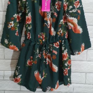 Jumpsuit hoa dfi biển