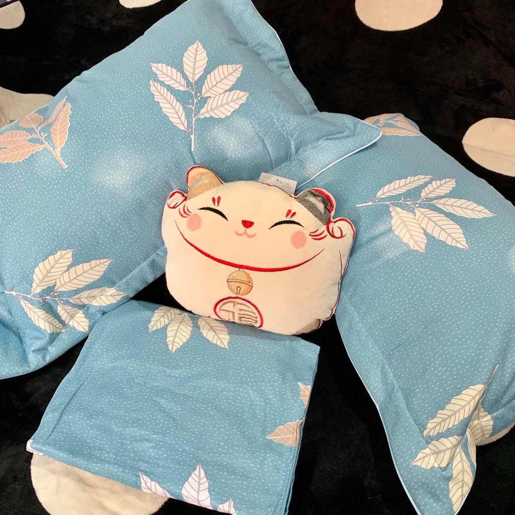 SET GA CHUN 2 ÁO GỐI COTTON HÀN