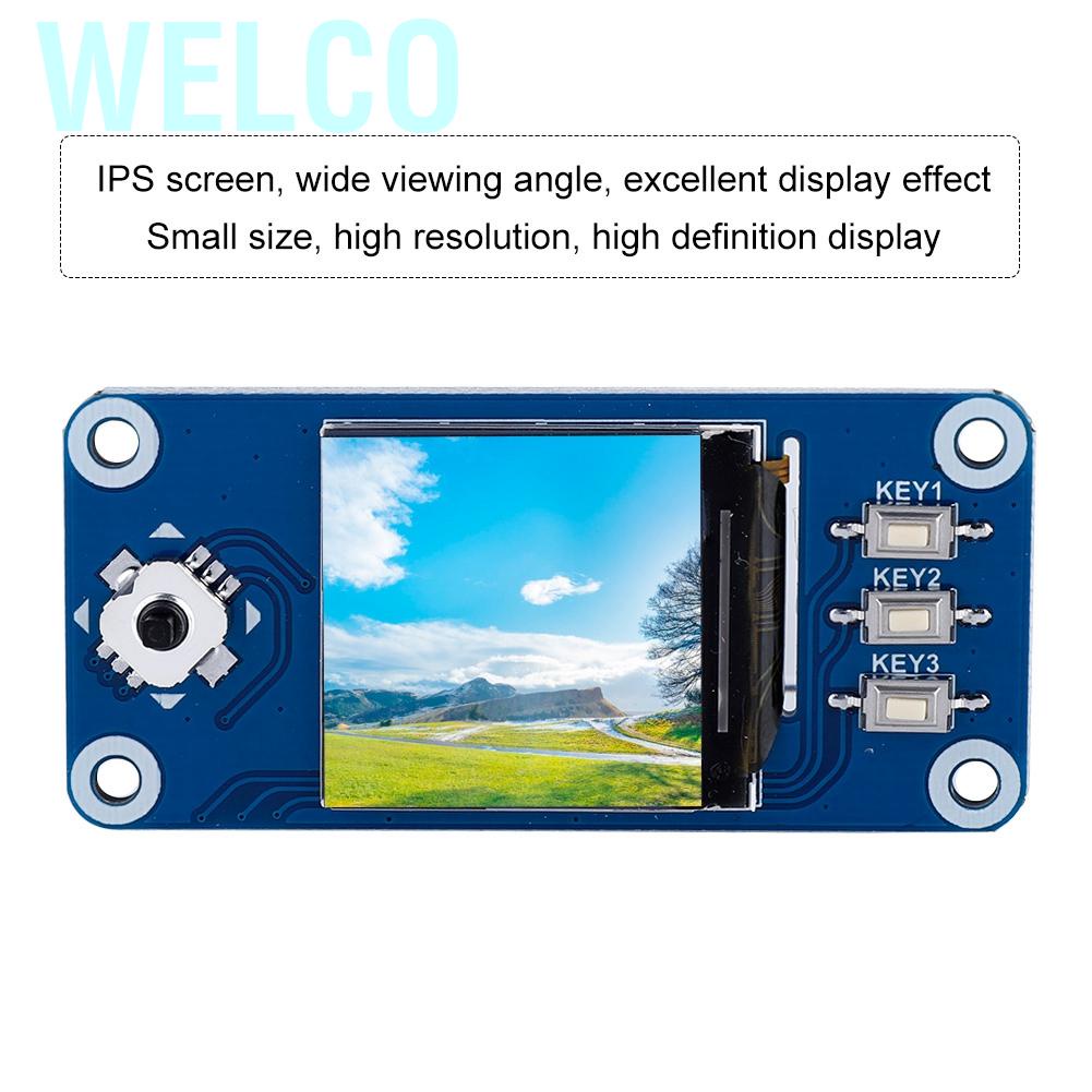 Welco 1.3-inch IPS OLED LCD Display Screen HAT For Raspberry Pi 3B+/3B/Zero W