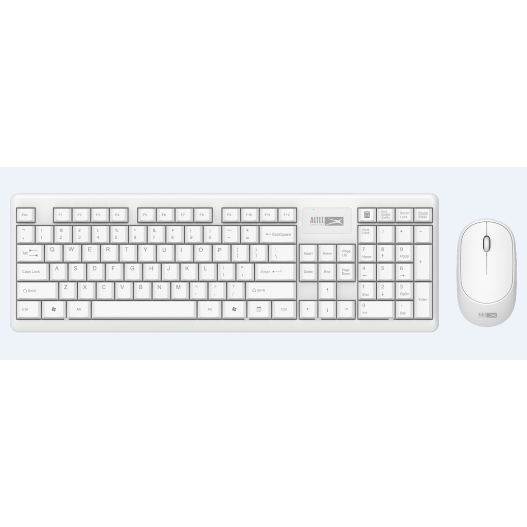 COMBO BÀN PHÍM CHUỘT KHÔNG DÂY ALTEC ALBC 6314,KEYBOARD MOUSE WIRELESS 2.4G 1200DPI