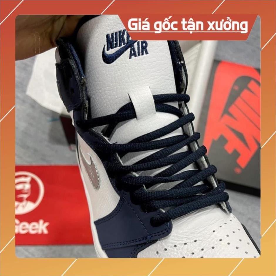 [FreeShip+ Hàng Xịn]  Giày Sneaker Cổ Cao | JD1 | Giày Thể Thao - Jordan 1 High COJP Midnight Navy