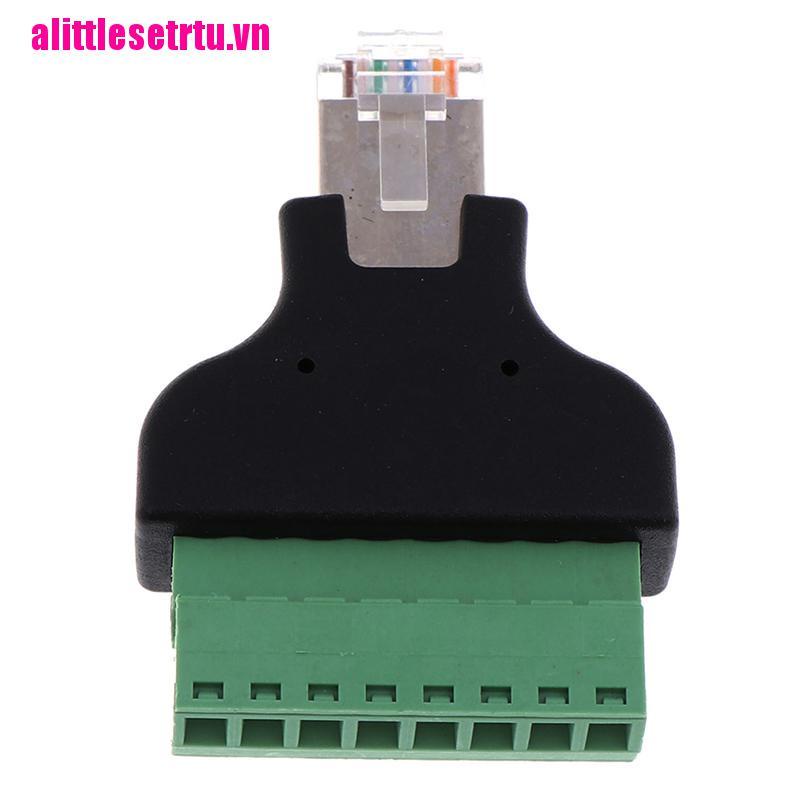 Đầu Chuyển Đổi 8P8C RJ45 ethernet male Sang 8 pin av