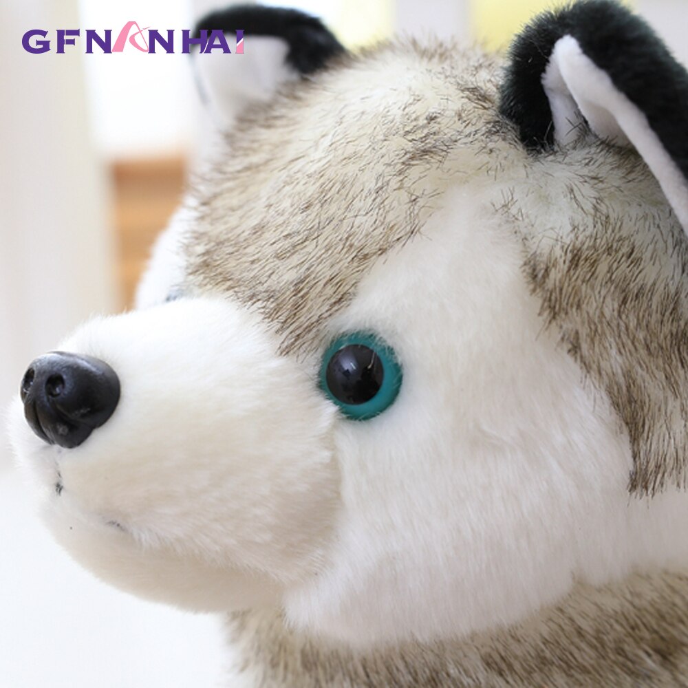 1 PC 18/23/28 Cm Kawaii Chó Con Đồ Chơi Nhồi Bông Dễ Thương Mô Phỏng Chó Husky Sang Trọng Đồ Chơi Búp Bê Nhồi Bông trẻ E