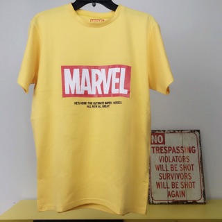 Áo thun marvel ( màu vàng)