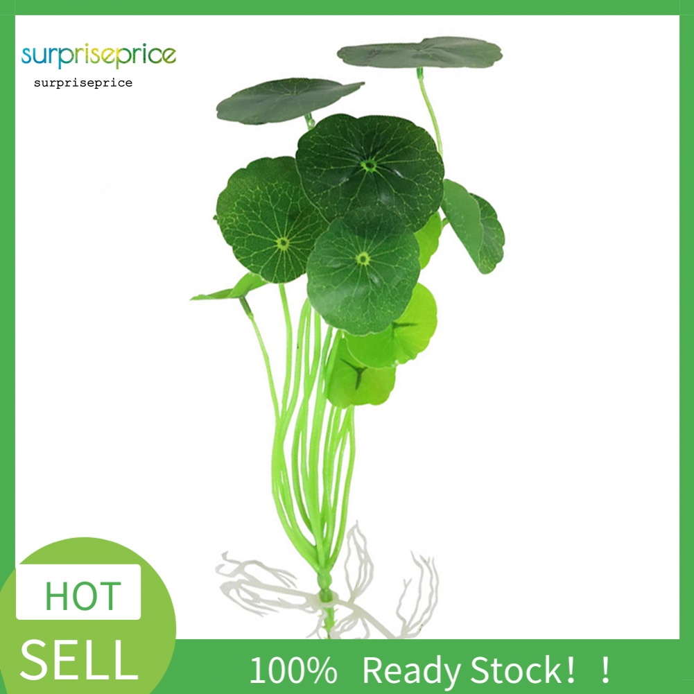 Lá Sen Nhân Tạo Trang Trí Bể Cá / Văn Phòng